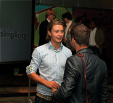 Aart van Veller (links)