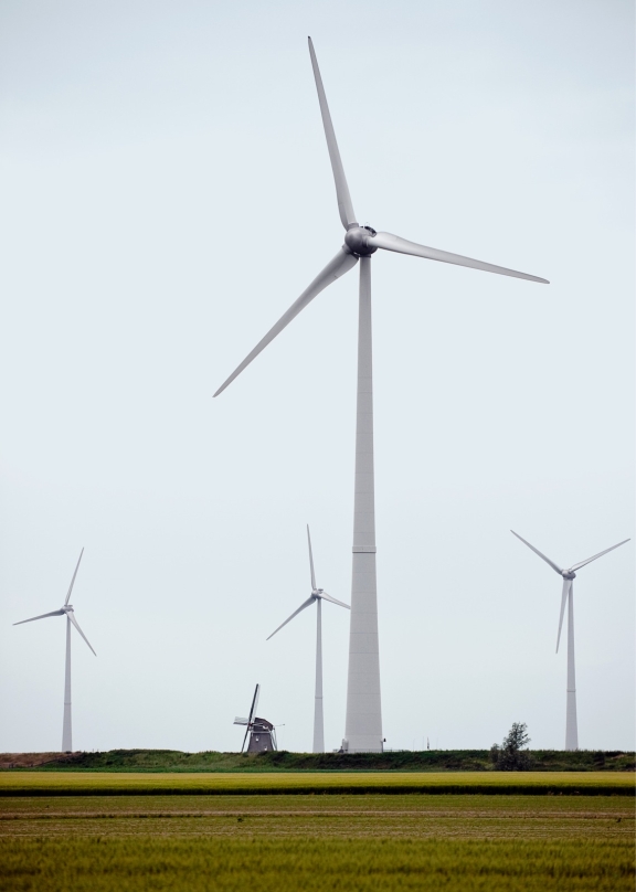 Volgens ASN is duurzaamheid meer dan windmolens en zonnepanelen. Foto: Marten van Dijl/ANP