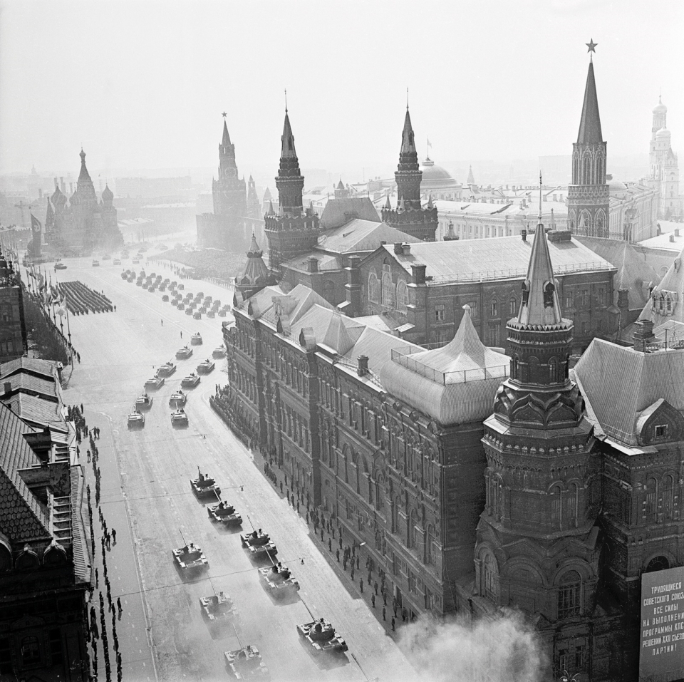 Parade op het Rode Plein, juni 1945. Foto: Yevgeny Khaldei