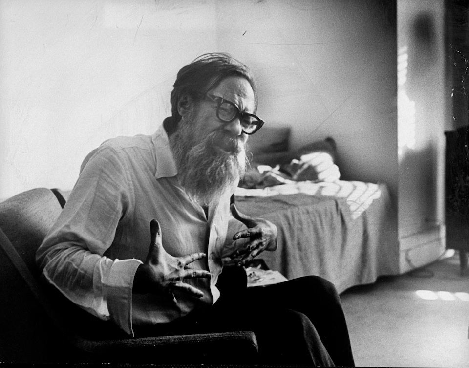 Dichter John Berryman. Zijn vader pleegde zelfmoord, net als hijzelf later ook. Foto: Getty Images