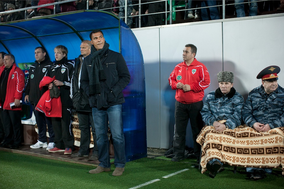 Terek Grozny-Zenit Sint Petersburg: 0-1. Kadyrov droop na de wedstrijd woedend af. Foto: Mikhail Galuston/Redux/HH