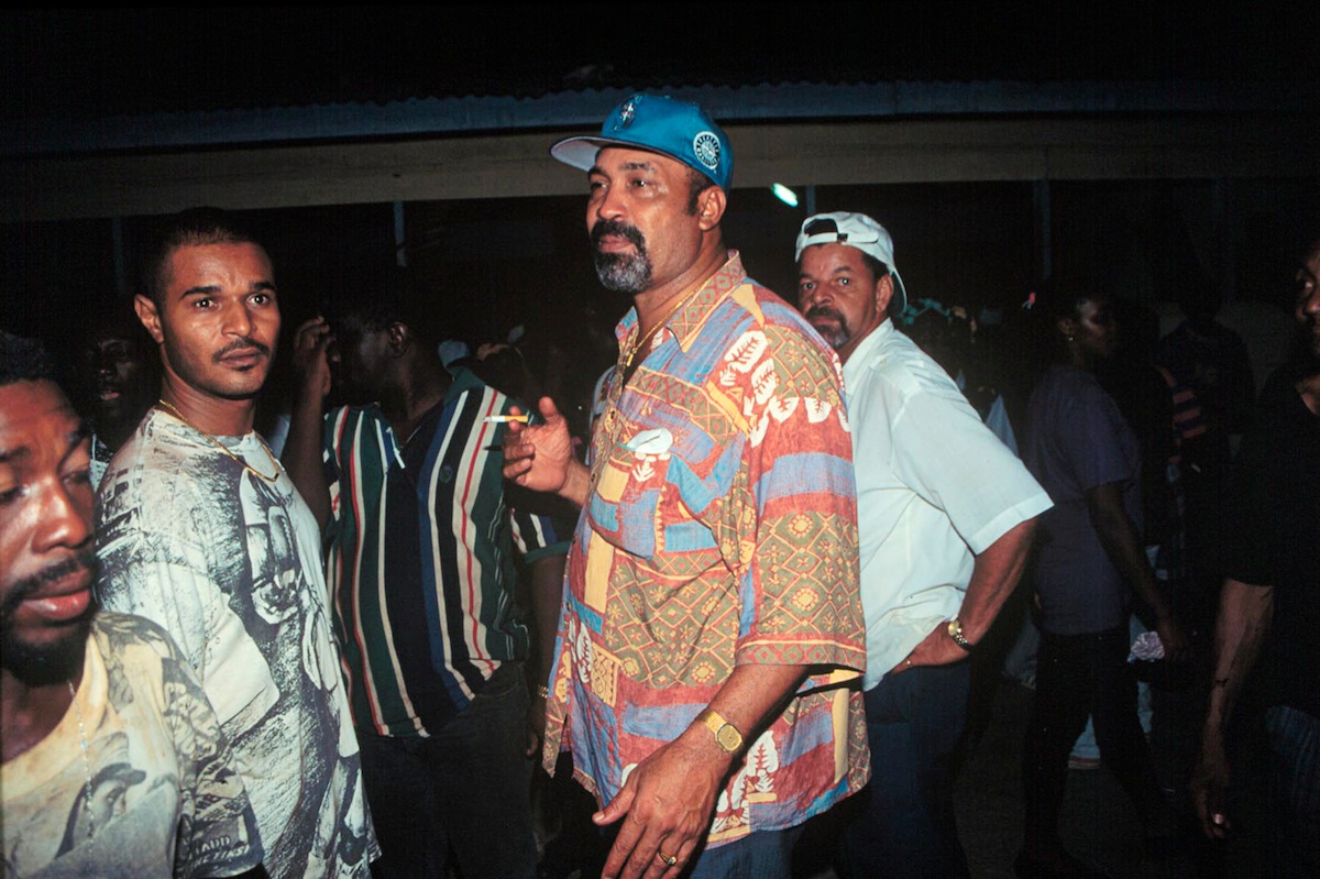 Bouterse als NDP-leider in 1995. Foto: Willem Middelkoop / HH