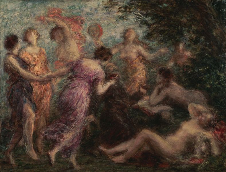Henri Fantin Latour 'De verzoeking van de heilige Antonius'.