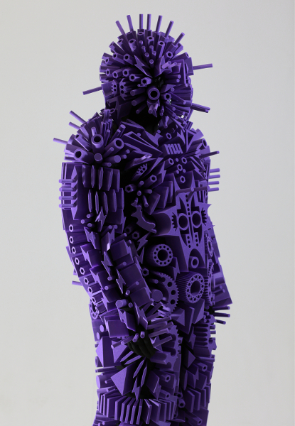 <i>Foam Boy</i> van Niek Pulles op een expositie georganiseerd door Scholten&Baijings.