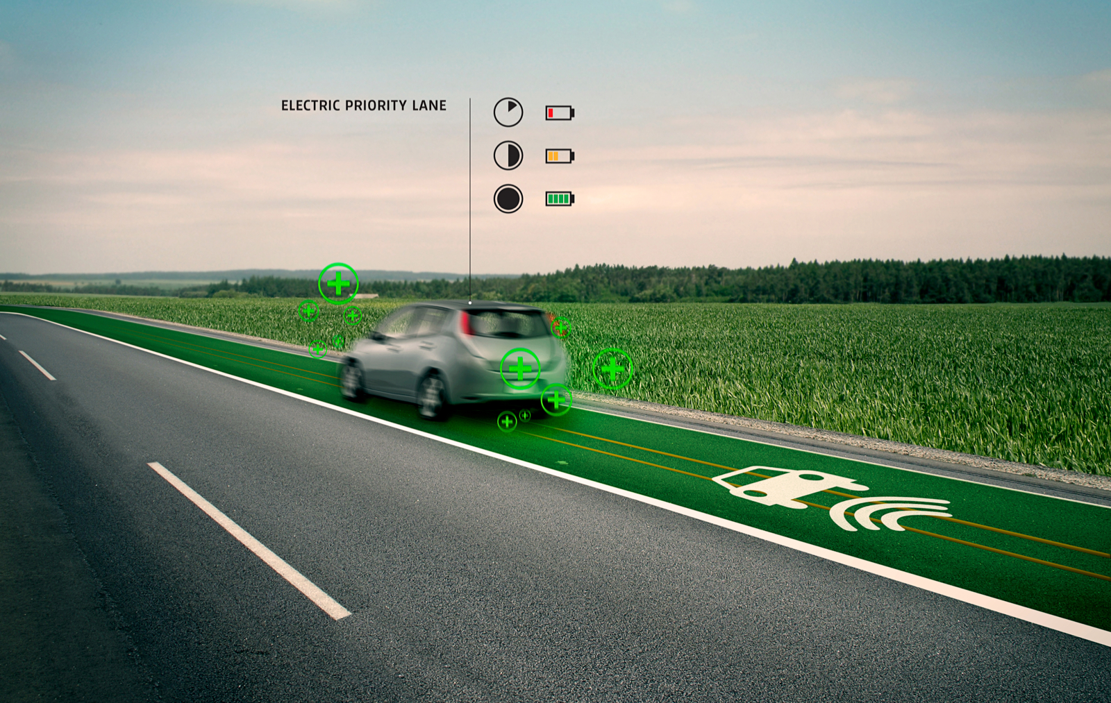 Roosegaardes smart highway. Beeld: studio Roosegaarde