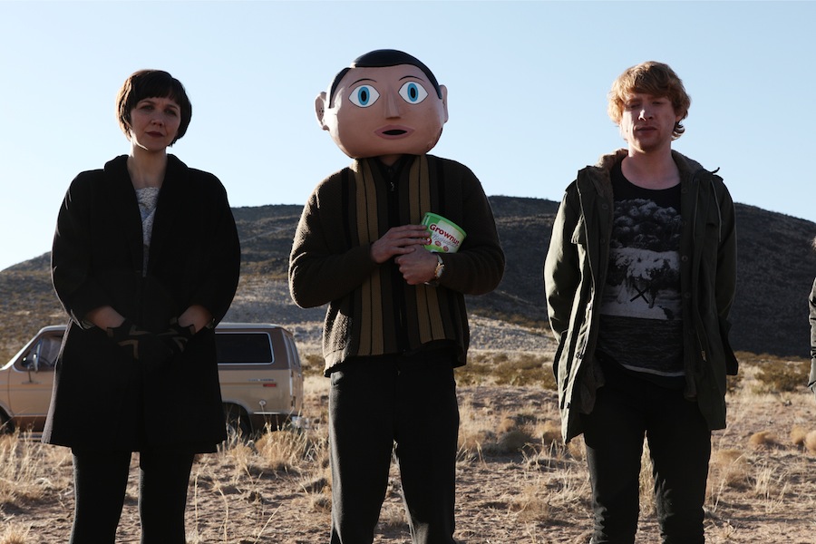 Echte band: Maggie Gyllenhaal (Carla), Michael Fassbender (Frank) en Domhnall Gleeson (Jon.).