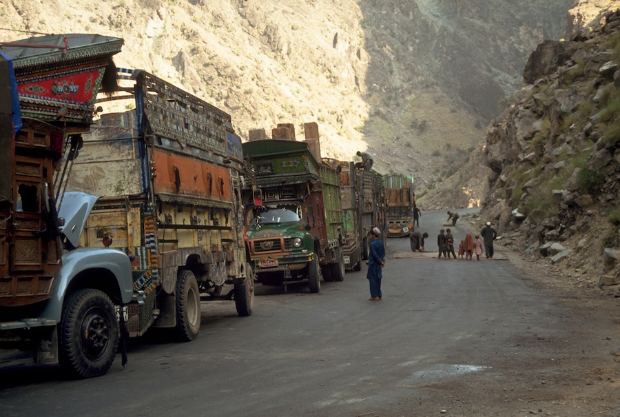 De oude Zijderoute. De weg van China naar Pakistan is nog steeds in tact. Foto: David Samuel Robbins/Corbis/HH