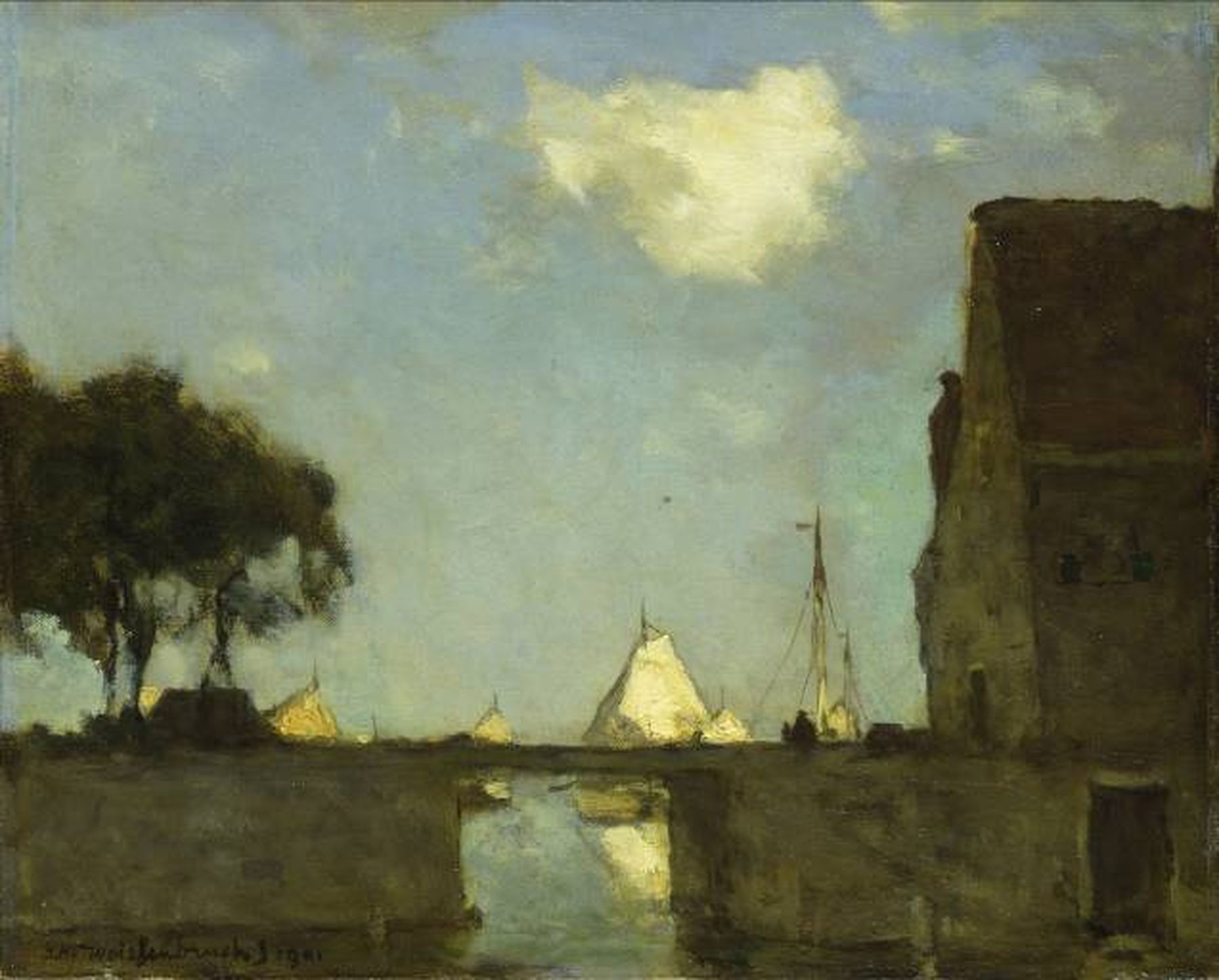 Te Noorden bij Nieuwkoop, 1901. (Collectie Dordrechts Museum)