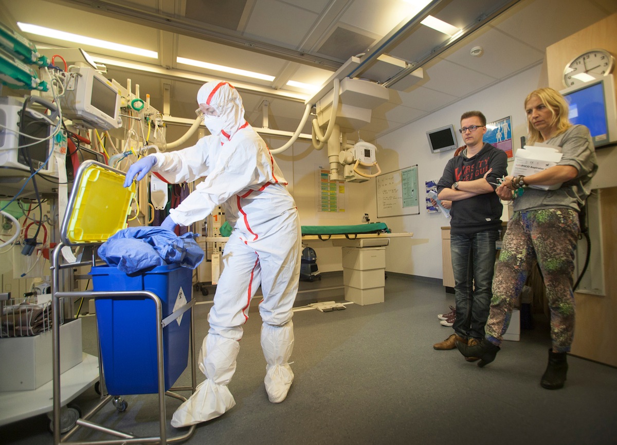 Is de angst voor Ebola reëel? 'Geen enkele angst is reëel.' Foto: Laurens Aaij / HH