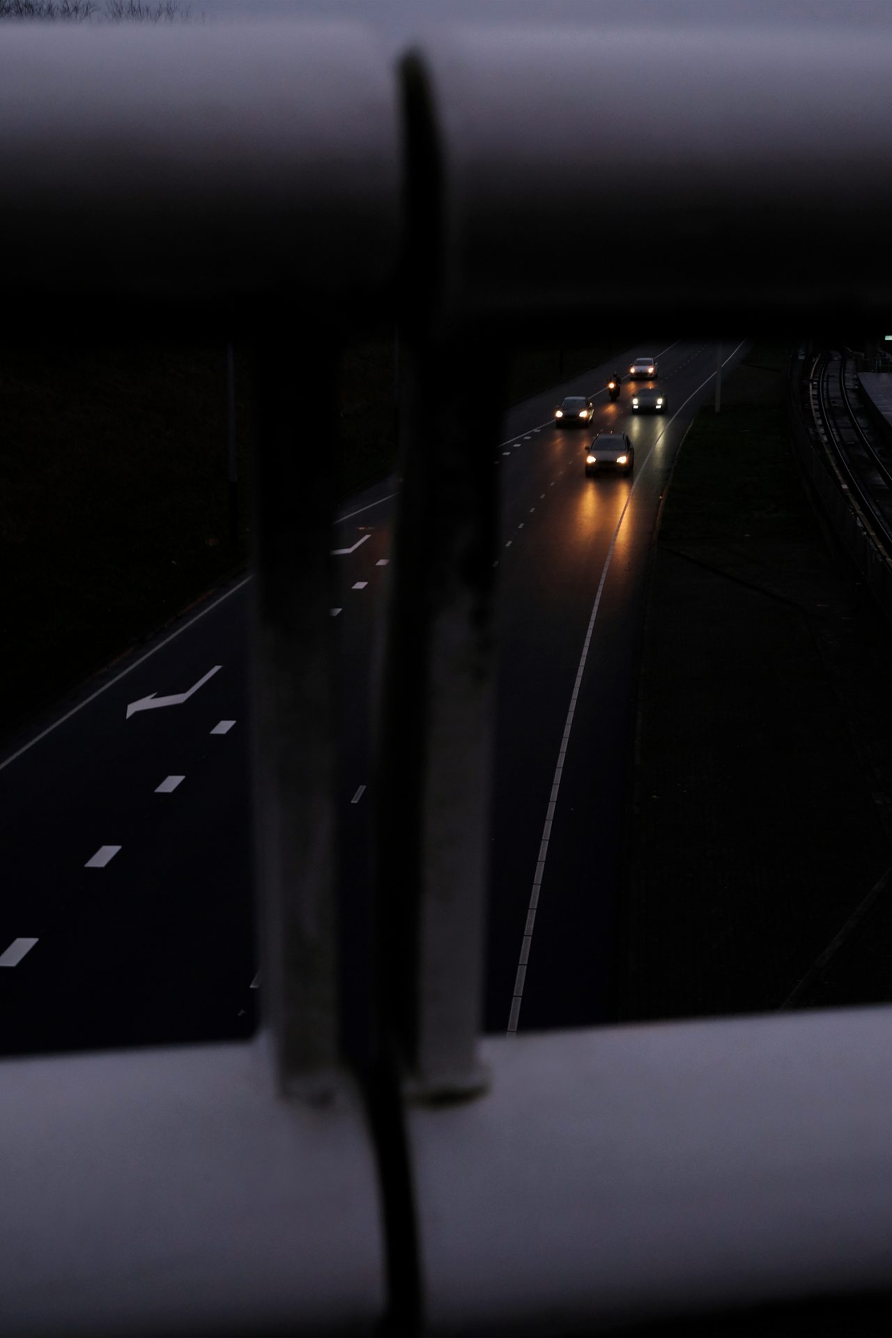 Abstracte foto van snelweg