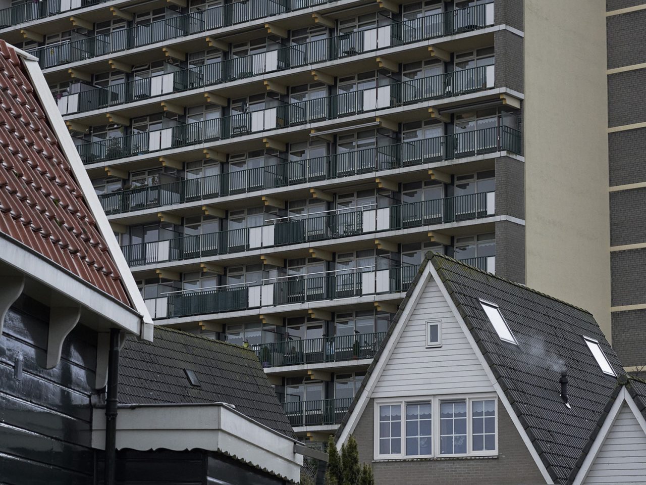 Foto van woningen bij artikel over woningmarkt