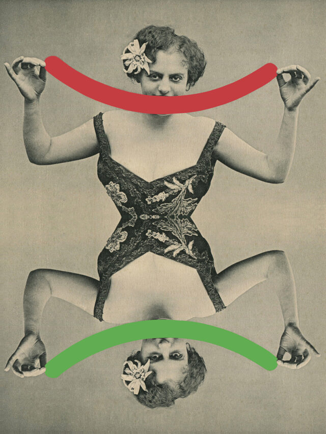 Abstracte illustratie bij essay over zachte krachten.
